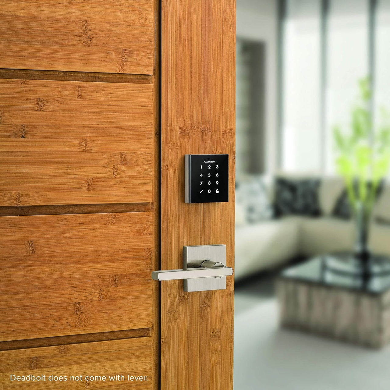 Kwikset Obsidian Slim Modern Electronic Touchscreen Keyless Deadbolt