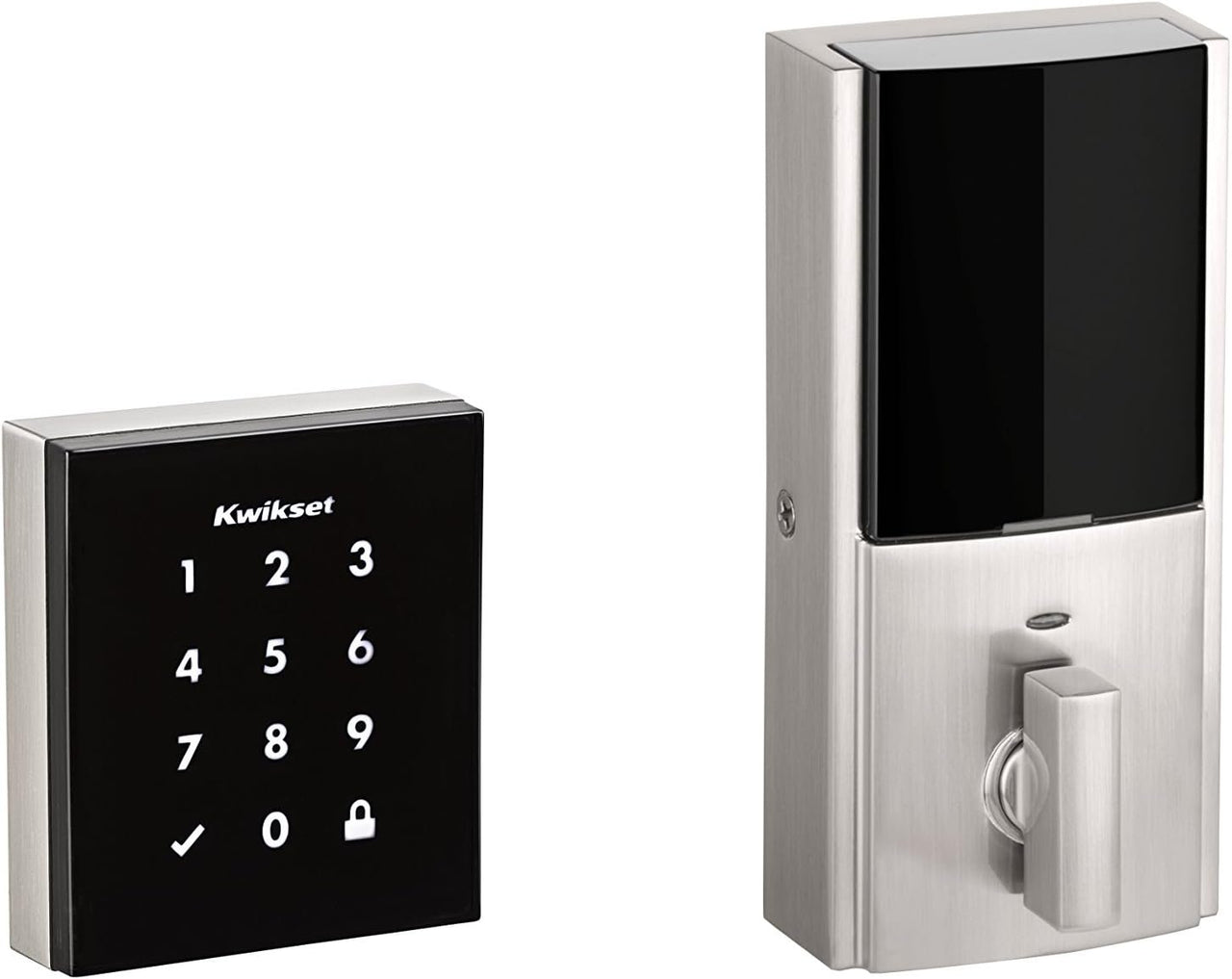 Kwikset Obsidian Slim Modern Electronic Touchscreen Keyless Deadbolt