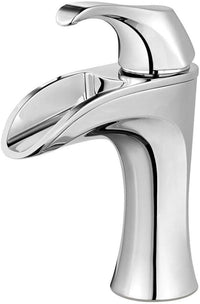 Thumbnail for Pfister LF-042-BRCC Brea 4 in. Centerset Single-Handle Waterfall Bathroom Faucet in Polished Chrome