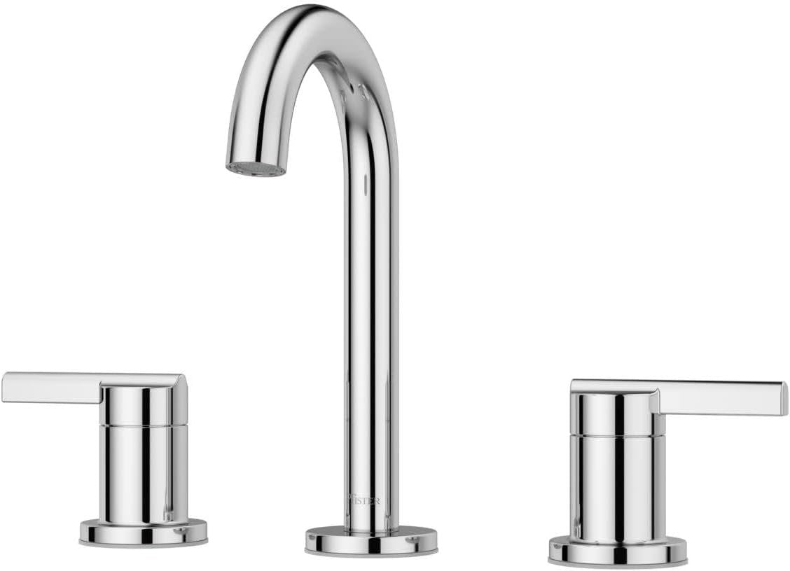 Pfister LG49-BI0C Pfister LG49-BI0 Brislin 1.2 GPM Widespread Bathroom Faucet with Pop-Up Drain Assembly