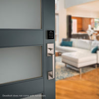 Thumbnail for Kwikset Obsidian Slim Modern Electronic Touchscreen Keyless Deadbolt